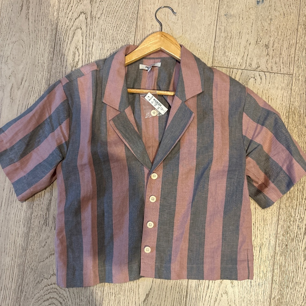 NWT Madewell linen top